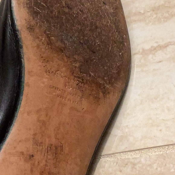 Men’s shoes size 9 1/2 B.  Salvatore FERRAGAMO Florence Made In Italy. - Picture 3 of 16